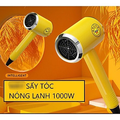 Dụng cụ làm đẹp - Máy sấy tóc con vịt công suất  mạnh  loại 2 chế độ sấy, 3 tốc độ gió tiện lợi
