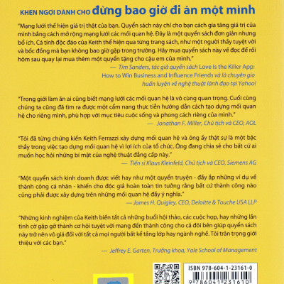 Đừng bao giờ đi ăn một mình