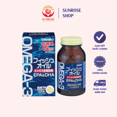 THỰC PHẨM BẢO VỆ SỨC KHỎE DẦU CÁ ORIHIRO (ORIHIRO FISH OIL)