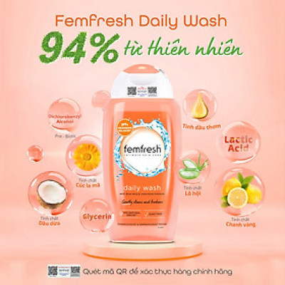 Dung Dịch Vệ SInh Phụ Nữ Femfresh Daily Intimate Wash 250ml ( Anh Quốc)