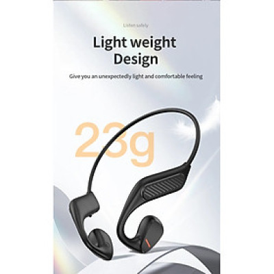 Tai nghe Wiwu Q1 Air Conduction Wireless Headset dành cho các thiết bị có bluetooth, pin tuổi thọ cao, chống nước và nhẹ - Hàng chính hãng
