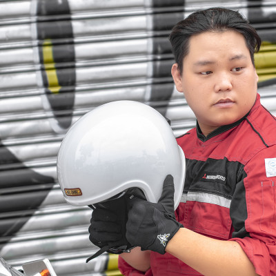 Găng tay EGO dài ngón bảo hộ cho người đi xe motô, xe gắn máy, đi phượt