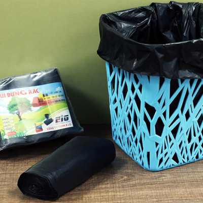 Combo 5kg Túi Đựng Rác Không Lõi EIG 5-EIG-B 6478 Size Đại (64 x 78 cm) -  Đen