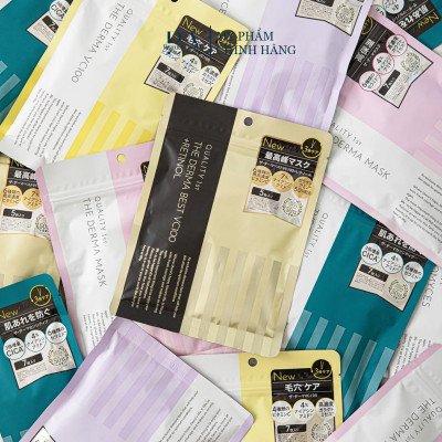 Mặt nạ làm mịn da giảm thô ráp The Derma Mask 7 Sheets