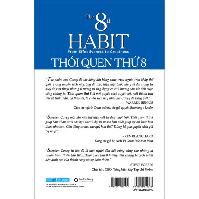 Thói Quen Thứ 8 - Từ Hiệu Quả Đến Vĩ Đại (Bìa Mềm)