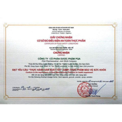 PQA Thống Phong dùng cho người bị gút, gout 1 hộp 12 gói.