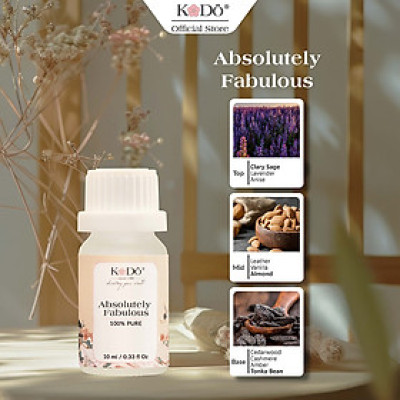 Tinh Dầu Nước Hoa KODO Absolutely Fabulous Làm Thơm Phòng Nguyên Chất, Black Collection, 10ml/50ml/100ml/500ml
