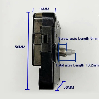 Máy Đồng Hồ Treo Tường KIM TRÔI XỊN SUZUKI Bánh Xe Đen – Kèm Bộ Kim Dài 22.2cm – Bảo Hành 5 Năm