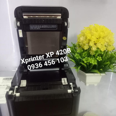 Máy in mã vạch Xprinter XP-420B - Hàng Chính Hãng