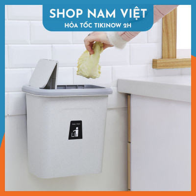 Thùng Rác Treo Cửa Tủ Có Nắp Đậy