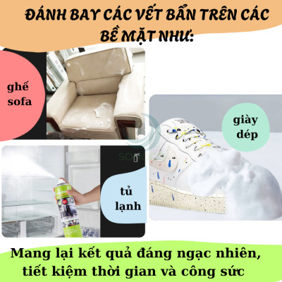 Chai xịt tẩy rửa đa năng Handboss – Dạng bọt tiện lợi, làm sạch mọi bề mặt 650ml-Hàng nhập khẩu