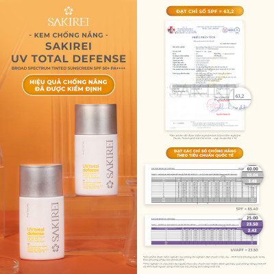 Combo Chống nắng Sakirei SPF 50+ PA++++ & Kem dưỡng phục hồi da Sakirei NMN Revitalize