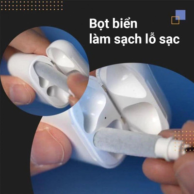 Bút Vệ Sinh Tai Nghe Bluetooth 3 Trong 1 Cao Cấp MIFAN - Làm sạch bụi bẩn trong hộp đựng, loa, cổng sạc, điện thoại - Hàng Nhập Khẩu