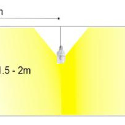 Bóng đèn LED 9W chuyên dụng cho hoa cúc miền bắc chính hãng Rạng Đông Model: TR60.HC/9W