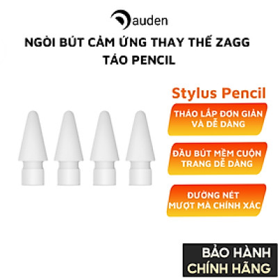 Ngòi bút cảm ứng thay thế ZAGG dành cho nhà Táo Pencil, bảo hành 12 tháng - Hàng chính hãng