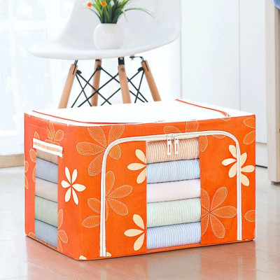 Túi vải đựng quần áo chăn màn khung sắt gấp gọn cỡ đại 66L - Túi vải đựng đồ đa năng chống thấm nhiều mẫu mã, họa tiết cao cấp - Hàng chính hãng D Danido