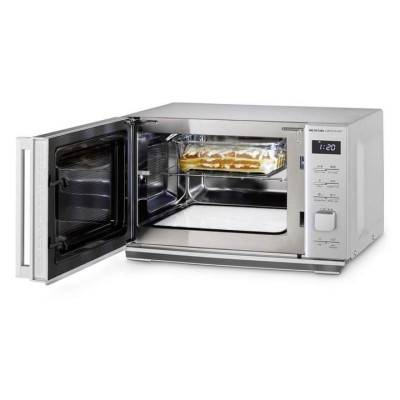 LÒ VI SÓNG ĐẾ GỐM ko cần đĩa xoay CASO MG20 Cube CERAMIC 20 lít Hàng chính hãng