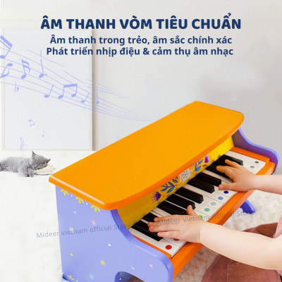 Đàn Piano Cho Bé Mideer Piano, Đồ Chơi âm nhạc cao cấp Cho Trẻ Em Từ 1,2,3,4,5,6,7 Tuổi