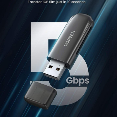 Ugreen UG10911CM406TK Tf+Sd Usb 3.0 Card Reader - HÀNG CHÍNH HÃNG