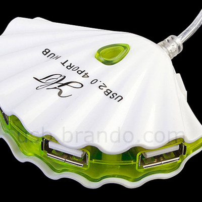 Hub 4 Cổng USB 2.0 Chuyên Dùng Cho Máy Tính. USB Mother of Pearl 4-Port Hub (Màu Sắc, Kiểu Dáng Giao Ngâu Nhiên) - Hàng Chính Hãng