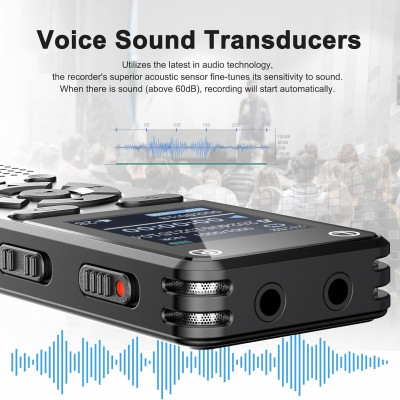 Máy Ghi Âm Chuyên Nghiệp V998 Bộ Nhớ Trong 64GB - Hàng Nhập Khẩu