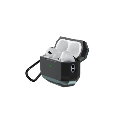 Hộp đựng tai nghe chống sốc Wiwu Defender Watch Case cho Airpods Pro có khóa chống rơi, chống mất, bảo vệ an toàn 360 độ - Hàng chính hãng