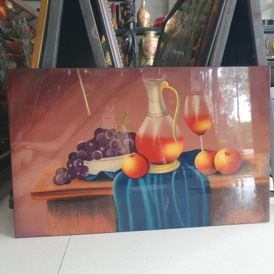 Tranh sơn mài tĩnh vật hoa quả hàng xuất khẩu 50x80 cm, trang trí nhà cửa, văn phòng, làm quà tặng ý nghĩa