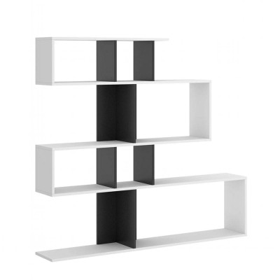 Kệ sách, kệ trang trí gỗ hiện đại SMLIFE Bellemere | Gỗ MDF dày 17mm chống ẩm | D139xR25xC135cm