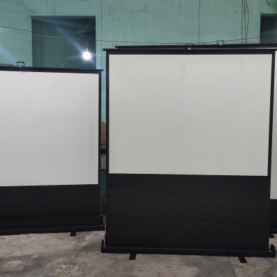 Màn chiếu để sàn tiện lợi di động Apollo kích thước 50 inch, 60 inch, 80 inch, 90 inch- Hàng nhập khẩu