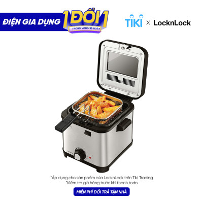 Nồi Chiên Ngập Dầu Lock&Lock EJF716SLV (1.5 Lít) - Hàng chính hãng