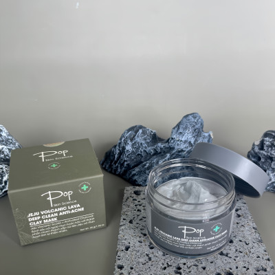 Mặt Nạ Đất Sét Tro Núi Lửa JeJu Ngừa Mụn Sạch Sâu POP