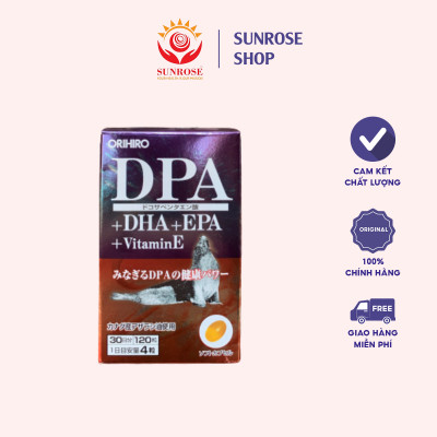 THỰC PHẨM BẢO VỆ SỨC KHỎE DPA, EPA ORIHIRO (ORIHIRO DPA + EPA)