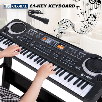 Đàn Piano Đàn Điện Tử 61 Phím Kèm mic Cho bé từ 3- 6 tuổi