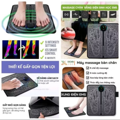 MIẾNG THẢM MASSAGE CHÂN NHIỀU CHẾ ĐỘ CỰC THOẢI MÁI CHẤT LƯỢNG