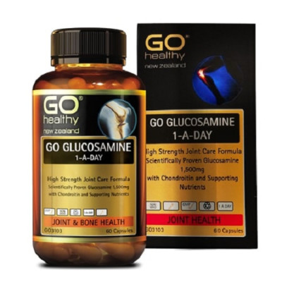 Bộ Sản Phẩm 2 Hộp Viên Uống Glucosamine New Zealand Go Glucosamine 1-A-DAY 1500mg 30 Viên Và 60 Viên | Giúp Tăng Dịch Khớp, Giảm Thoái Hóa Khớp