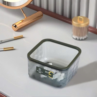 Hộp Đựng Rác Để Bàn Nắp Bật Trong Suốt - Thùng Rác Mini Để Bàn Có Nắp Đậy PaKaSa - Hàng chính hãng (Giao màu ngẫu nhiên)