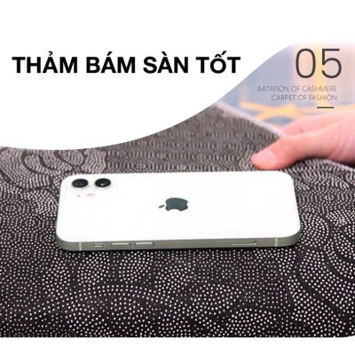 Bộ 2 Thảm Chùi Chân Nhà Bếp Hoa Văn 3D Chống Trơn Trượt, Thấm Hút Nước Cực Tốt
