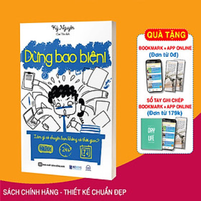 Sách Dừng Bao Biện! Làm Gì Có Chuyện Bạn Không Có Thời Gian