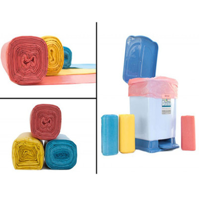 TÚI ĐỰNG RÁC MÀU 1KG 3 CUỘN TỰ HỦY