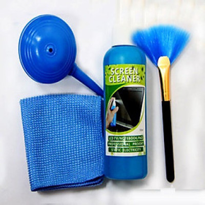 Bộ vệ sinh laptop LCD Cleaning KIT 4 món - Hàng nhập khẩu