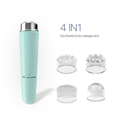 (Chọn Mẫu) Máy massage mặt cầm tay 4 đầu giúp giảm mệt mỏi, chốn bọng xóa thâm quầng mắt (có hàng sẵn)