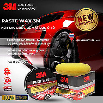 SÁP ĐÁNH BÓNG SƠN 3M PASTE WAX PN39526LT ( Dòng cao cấp)- 400ML NHẬP KHẨU THÁI LAN