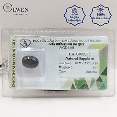 Viên đá Sapphire thiên nhiên HA-G000275