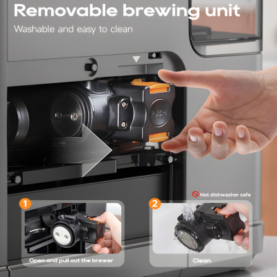 HÀNG NHẬP KHẨU - Máy pha cà phê tự động chuyên nghiệp, dùng cho quán cà phê, nhà hàng và khách sạn HiBREW H16