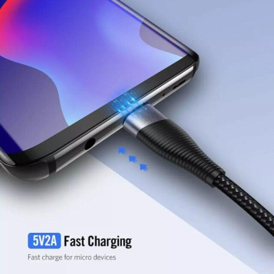 Ugreen UG50872ED017TK 0.5M màu Xám Cáp sạc truyền dữ liệu USB 2.0 sang MICRO USB đầu mạ thiếc - HÀNG CHÍNH HÃNG