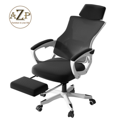 Ghế Trưởng Phòng Ergonomic AZP-9908-TRẮNG Hỗ Trợ Cột Sống Lưng, Có Ngả Lưng