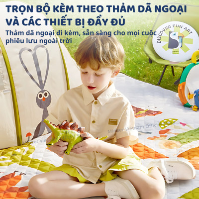 Lều cho bé gấp gọn kèm thảm dã ngoại cắm trại chống thấm nước Mideer Deer Camp Party