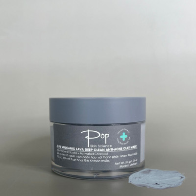 Mặt Nạ Đất Sét Tro Núi Lửa JeJu Ngừa Mụn Sạch Sâu POP