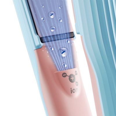 Máy duỗi tóc LocknLock ENA222BLU Hair straightener 220V, 50Hz, 42W - 5 mức nhiệt - Ion âm - Màu xanh dương - Hàng chính hãng