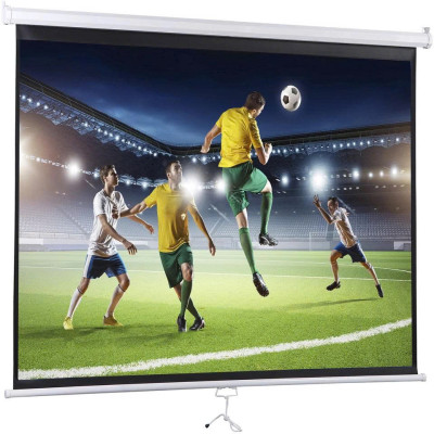 Màn chiếu Treo tường tỉ lệ 4:3 hiệu Apollo/ Prima 84inch đến 150inch Siêu bền, Giá tiết kiệm - Hàng chính hãng